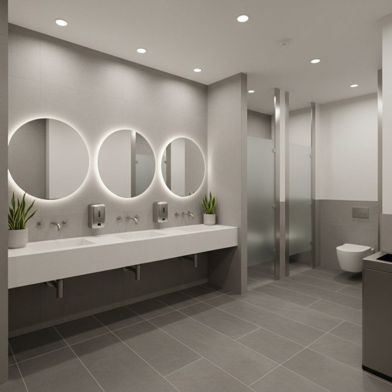 Industrial Bathroom Renovation in Denver County, CO